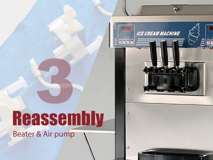 BQ848PYDE All parts clean and assembly beater & air pump