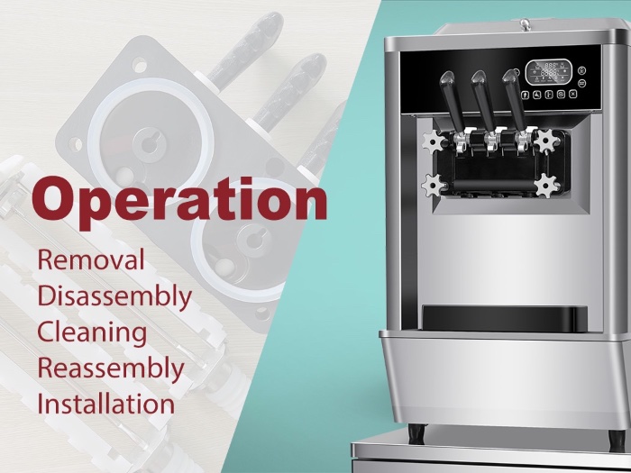 The Three Flavours Operation - Jingling BQ819SY Soft Ice Cream Machine