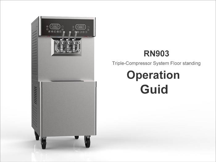 RIGINEER RN903 Industrial Dual System Soft Serve Machine Tutorial