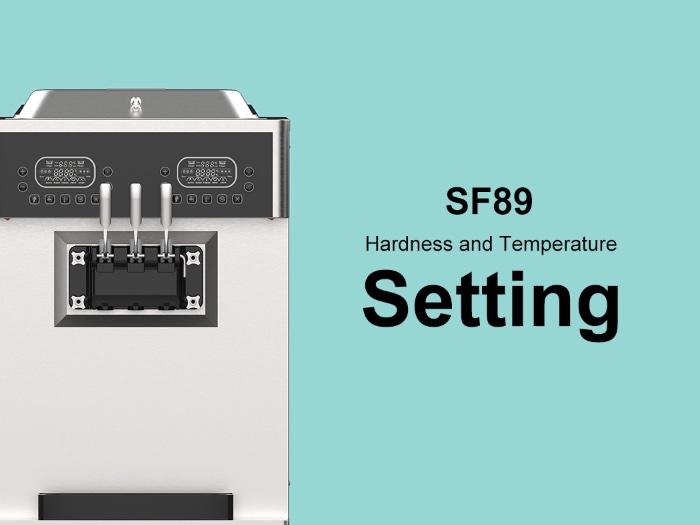 JINGLING SF89 Dual System Floor Standing Soft Serve Machine Setting Guide