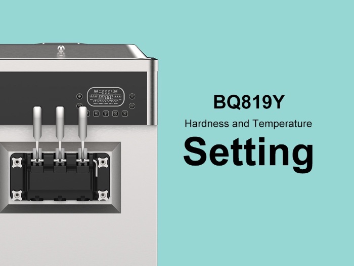 JINGLING BQ819Y Setting Guide Multi flavor Countertop Soft Serve Machine