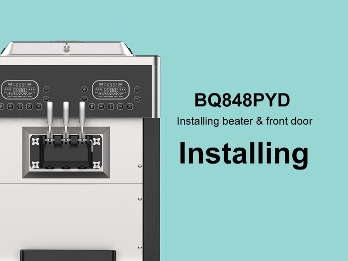 JINGLING BQ848PYD Assembly: Beater Seal & Front Door Installation Guide